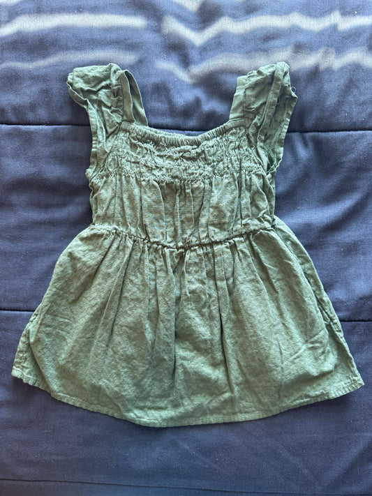 SELLER #6 Cat and Jack 12M Green Dress