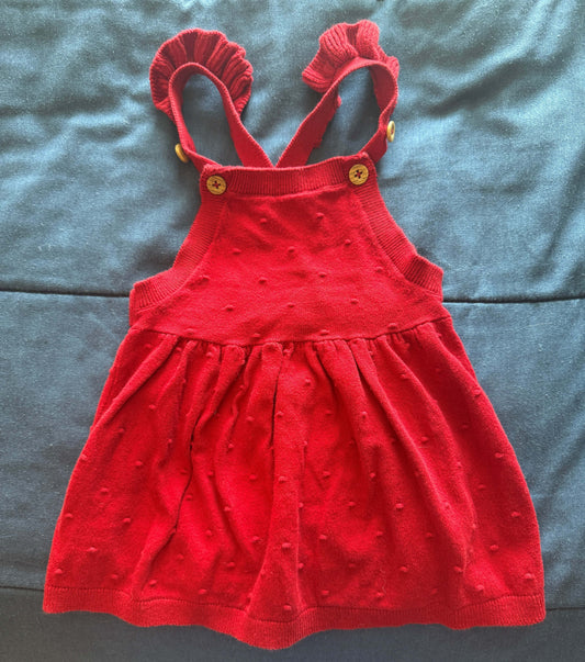 SELLER #6 Carter’s 12M Red Overalls