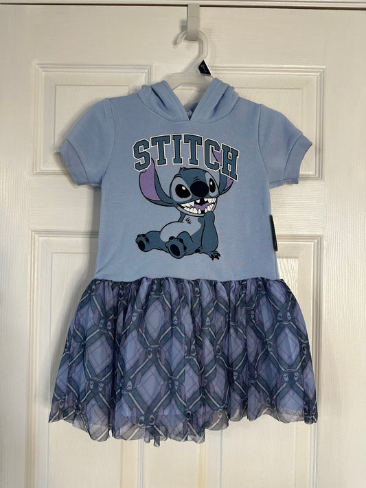 #102A Girl's 4/5 (XS) Disney Stitch Dress- NWT