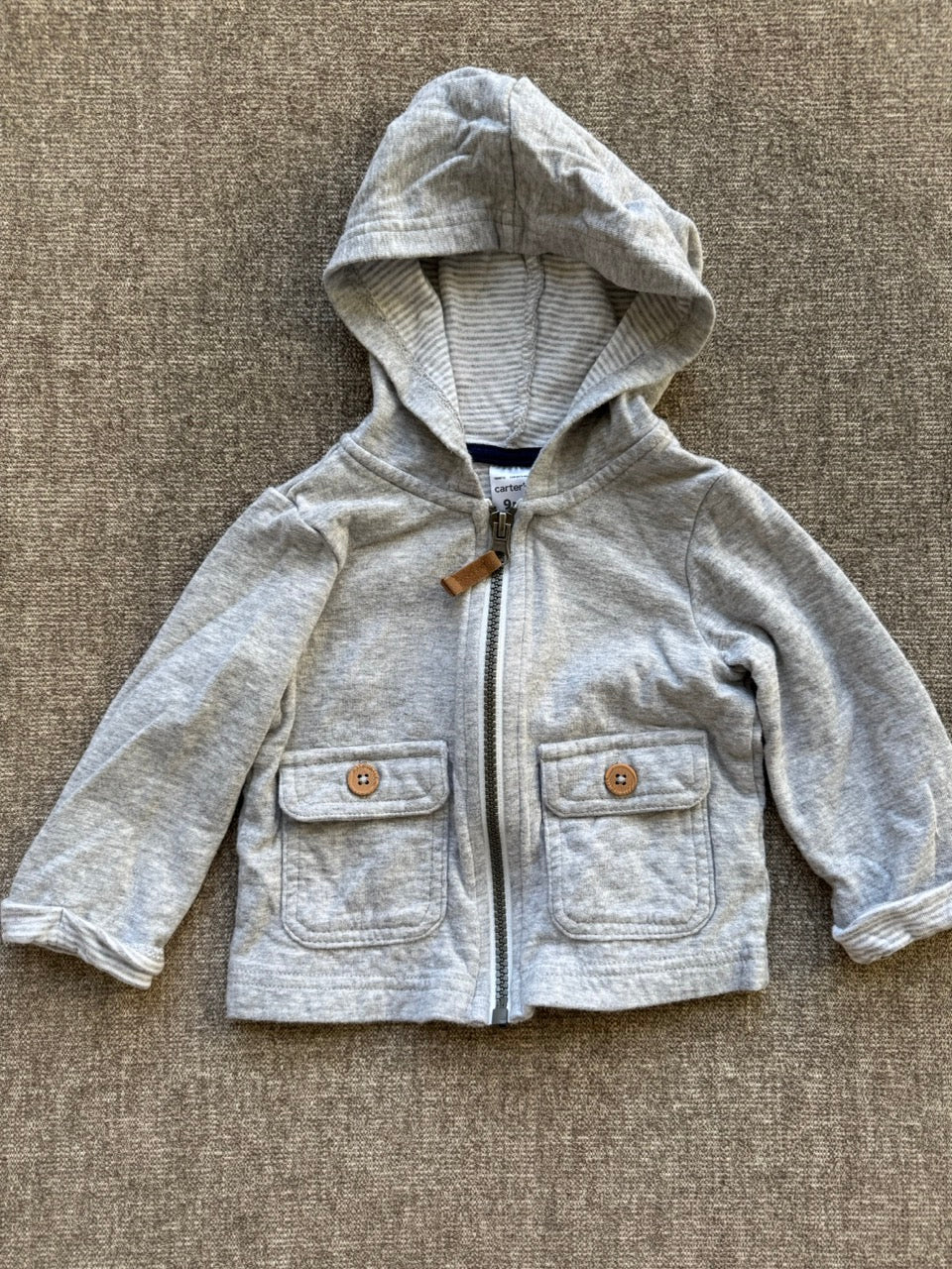 Seller #114 Carters Full zip sweatshirt jacket boys size 9 months