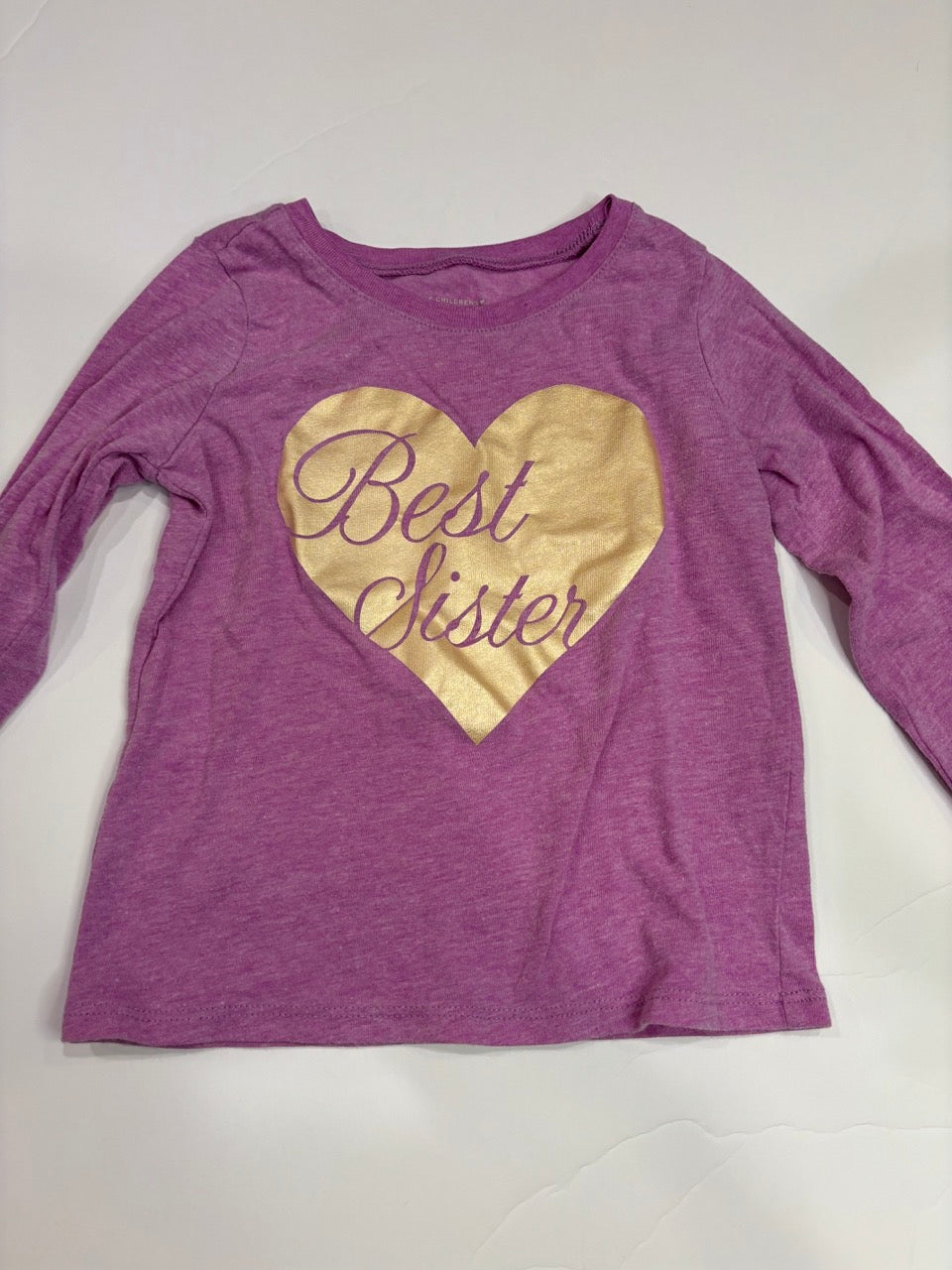 #86A girls 3T best sister t-shirt, children's place