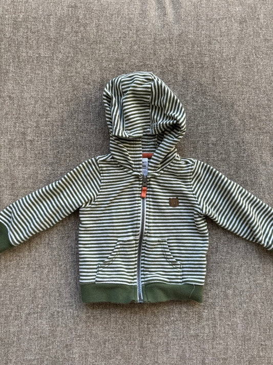Seller #114 Carters Full zip hooded sweatshirt jacket boys size 12 months