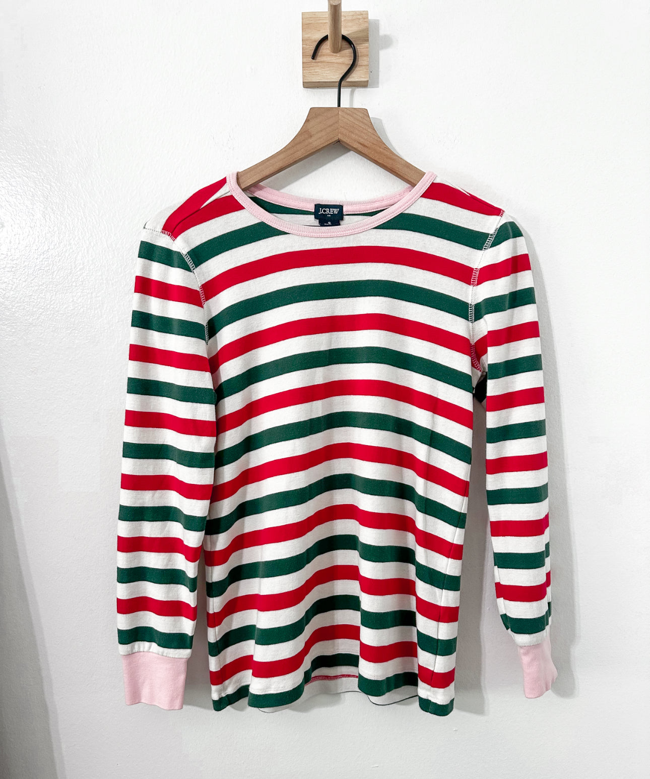 #111 J. Crew Womens Striped Jogger Pajamas Set Size Small
