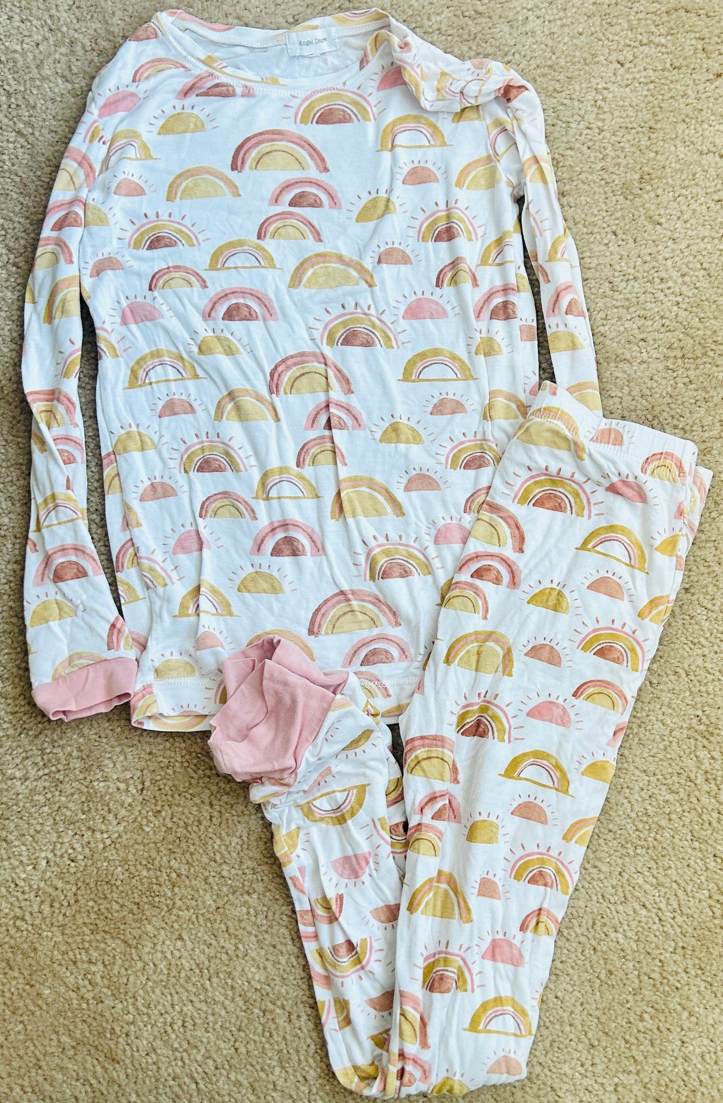 #15 Angel Dear 8Y Rise and Shine Bamboo Pajamas