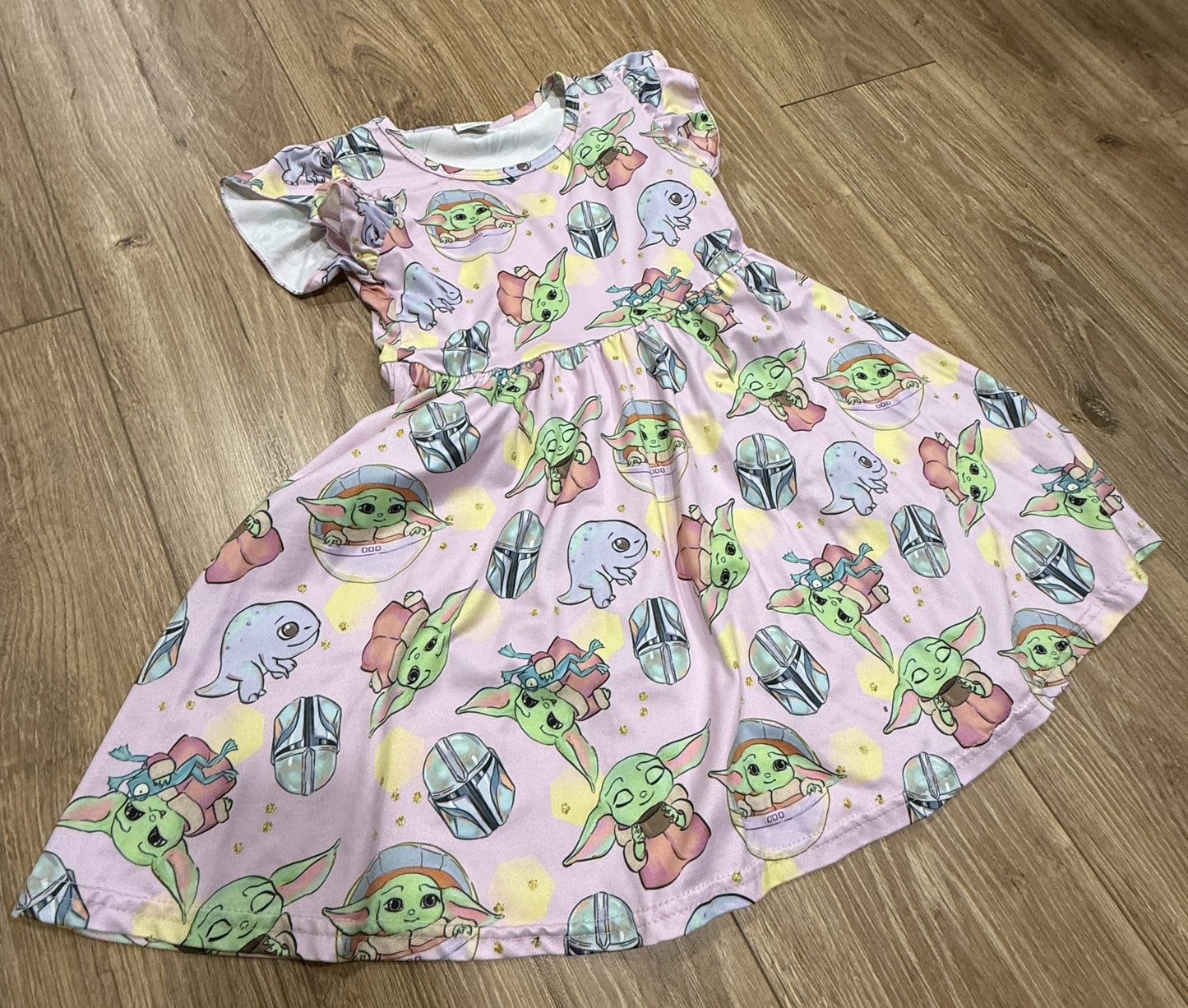 Seller #24 Girls Size 6-7T Boutique Star Wars Dress