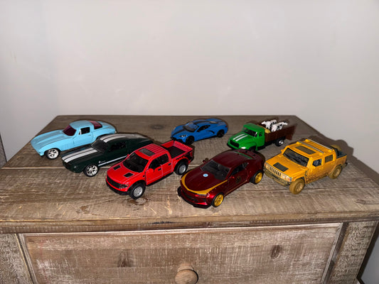 #106: REDUCED Metal Pull Back Cars (10)