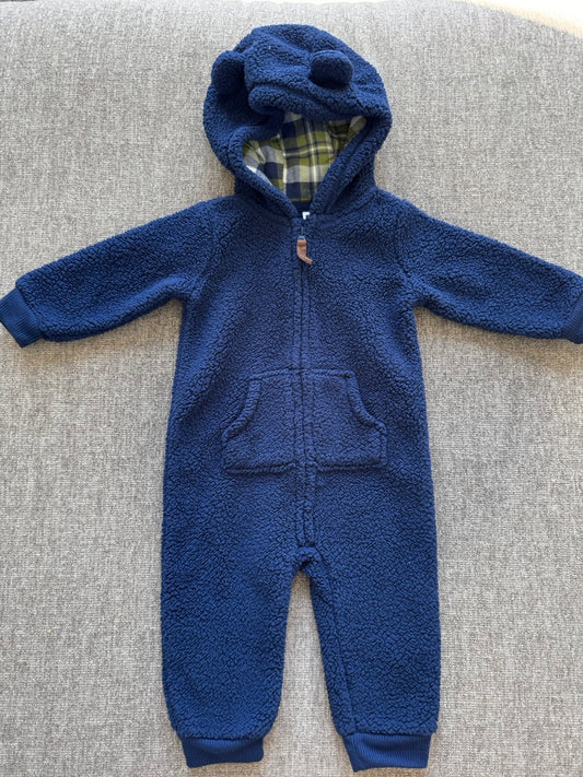 Seller #114 Carters Navy Fleece bunting boys size 9 months