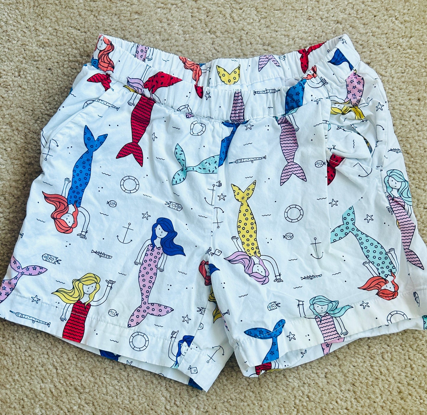 #15 HA 8 Mermaid Cotton Pajama Shorts