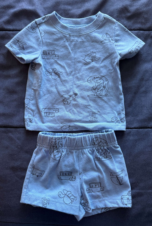 SELLER #6 3M Boys Blue Outfit