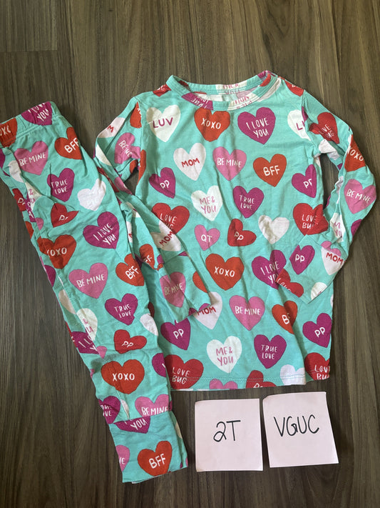 #138 - 2T VGUC Bamboo (Posh PEanut) Valerie PJs