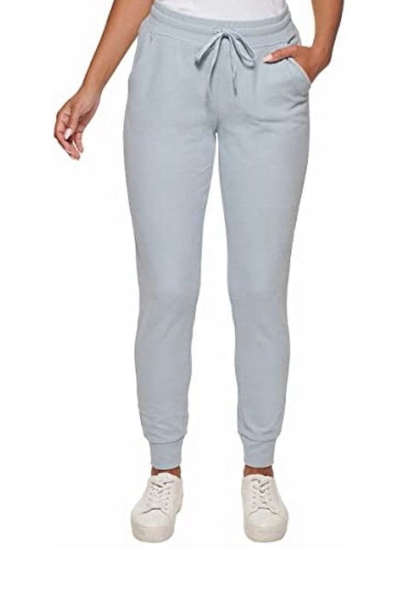 #14 NWT Women Small - Andrew Marc Fine Rib Stretch Joggers-light blue