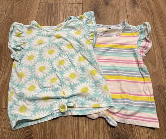 Seller #24 Girls Size 6 Epic Threads Front Tie Ruffle Shirt Bundle