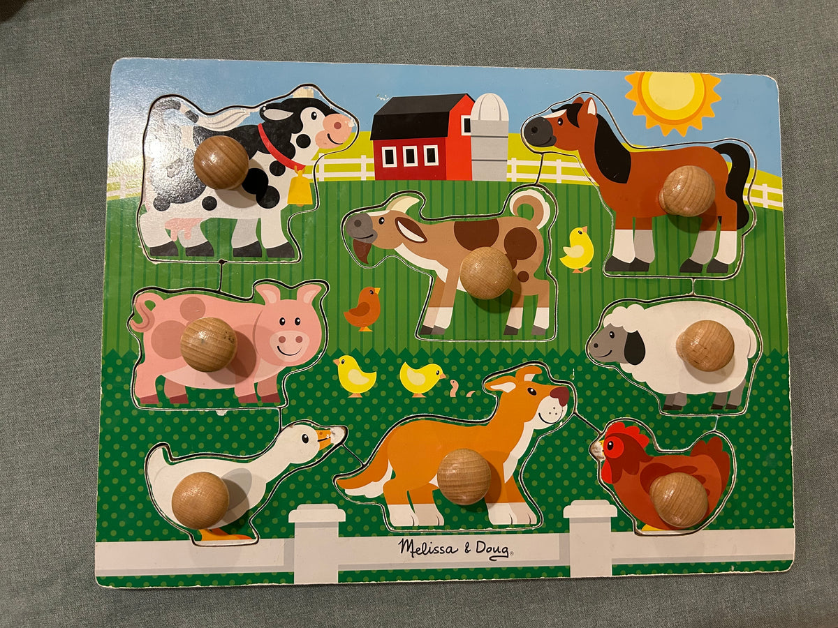Seller 128 - Melissa and Doug Wooden Farm Puzzle