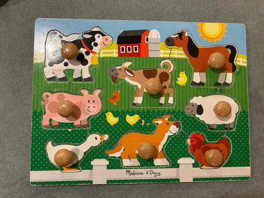 Seller 128 - Melissa and Doug Wooden Farm Puzzle