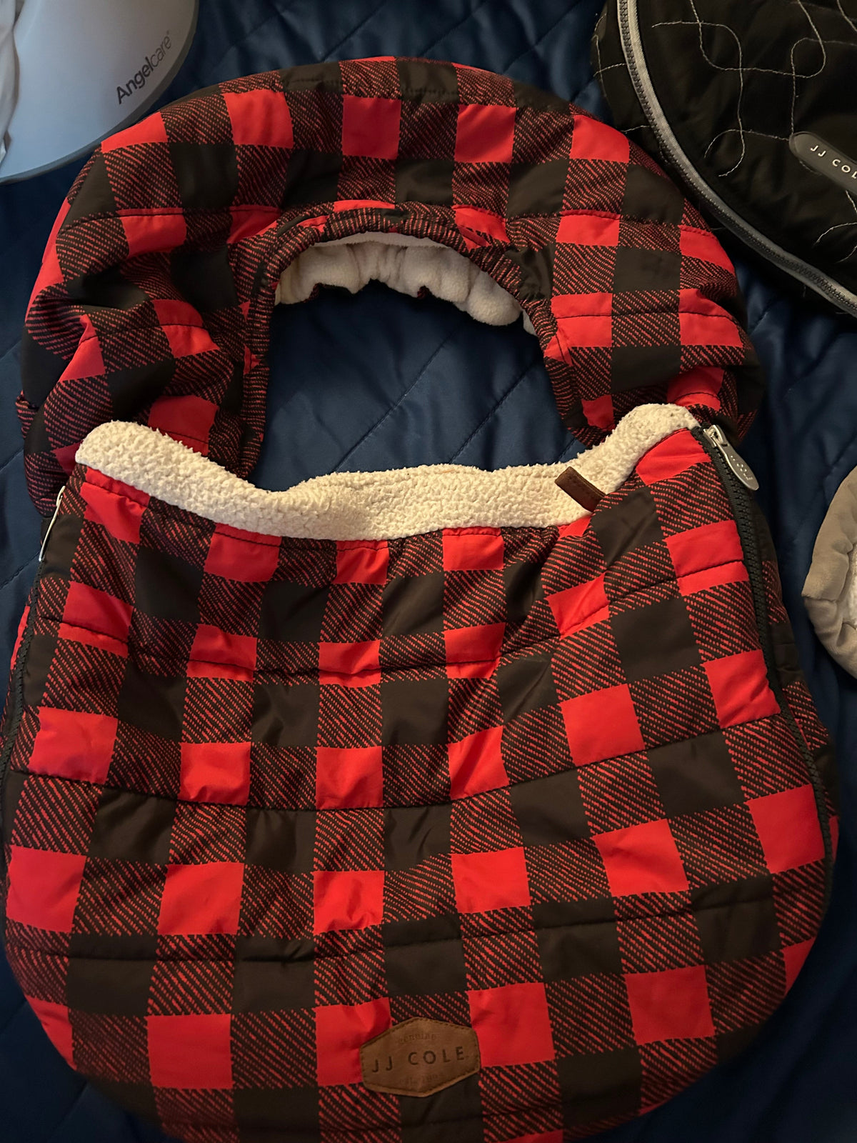 Red Car Seat cover/bunting (JJ Cole)