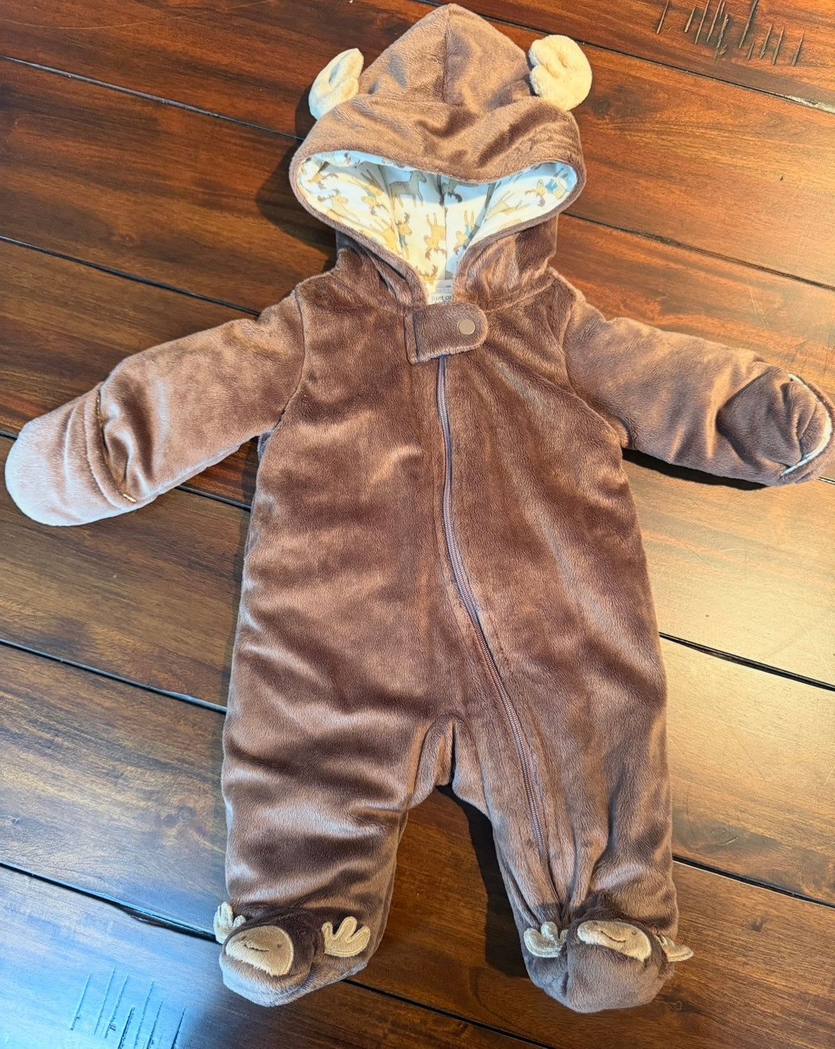 #51 Just One You Moose Baby Bunting Newborn Size