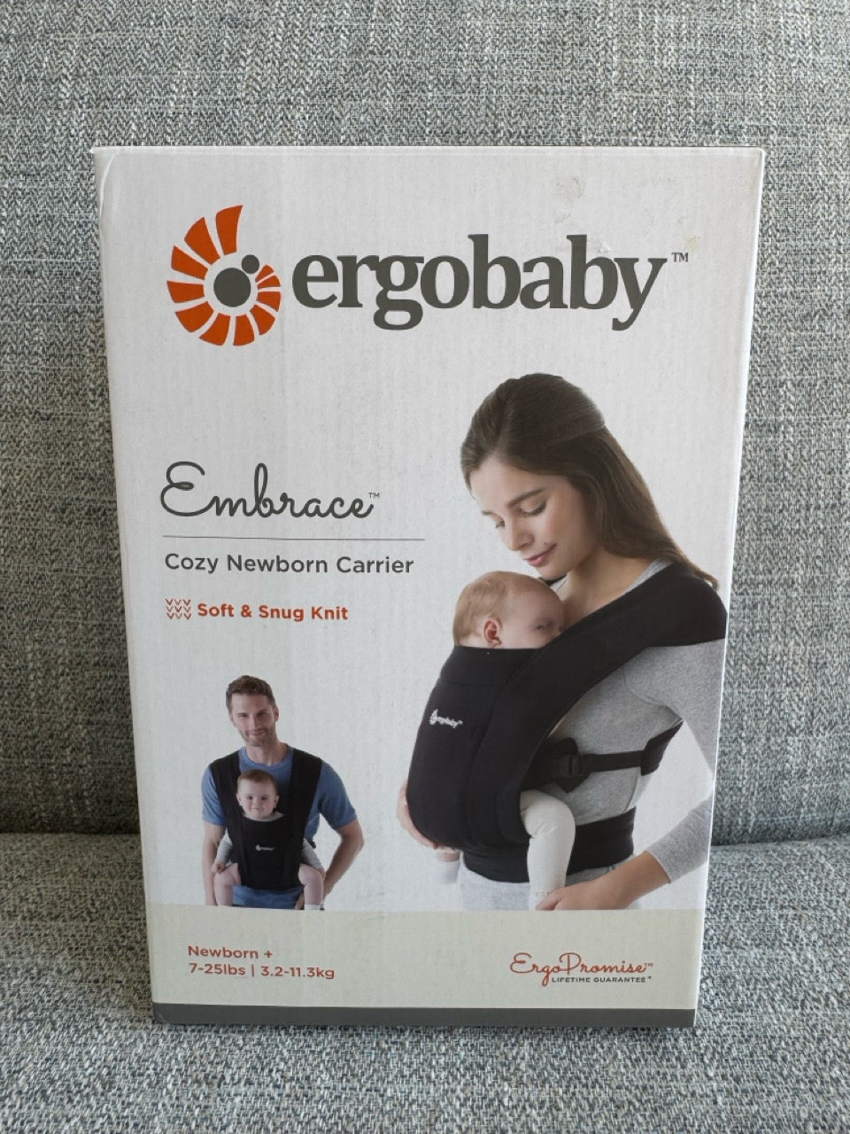 Seller #114 Ergo baby embrace newborn carrier black