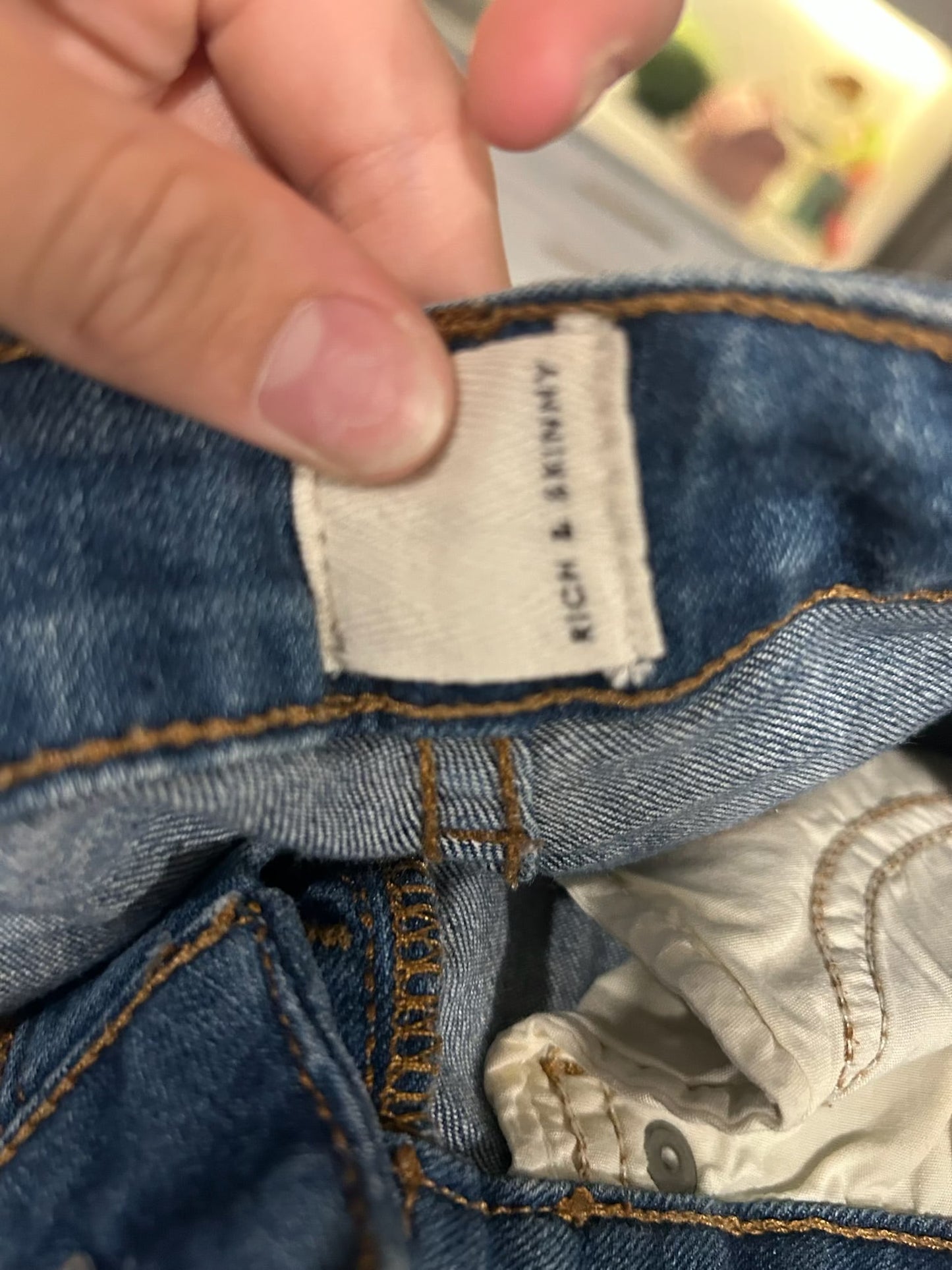136 EUC rich and skinny size 25