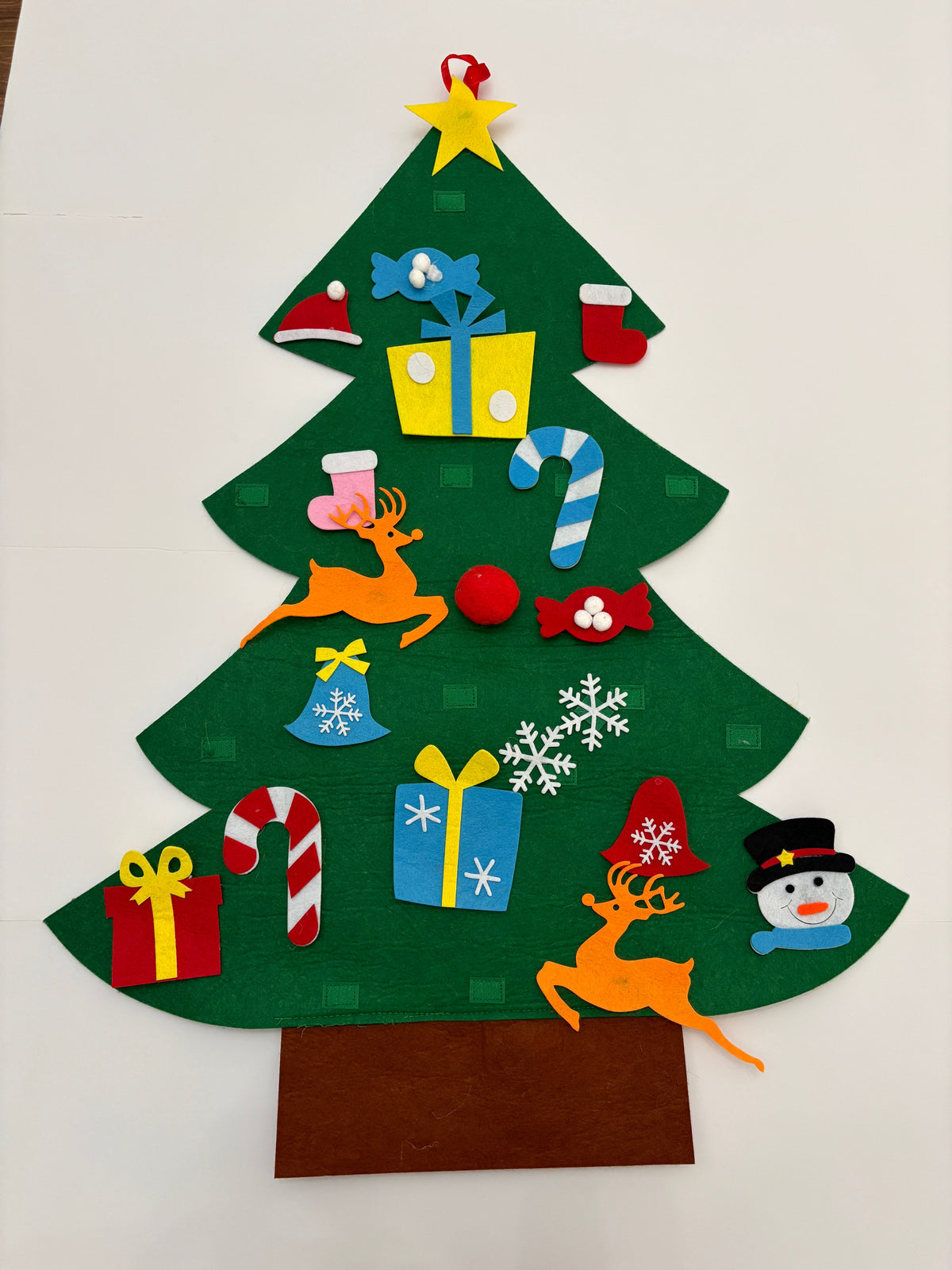 #121 felt Christmas tree for kids, GUC