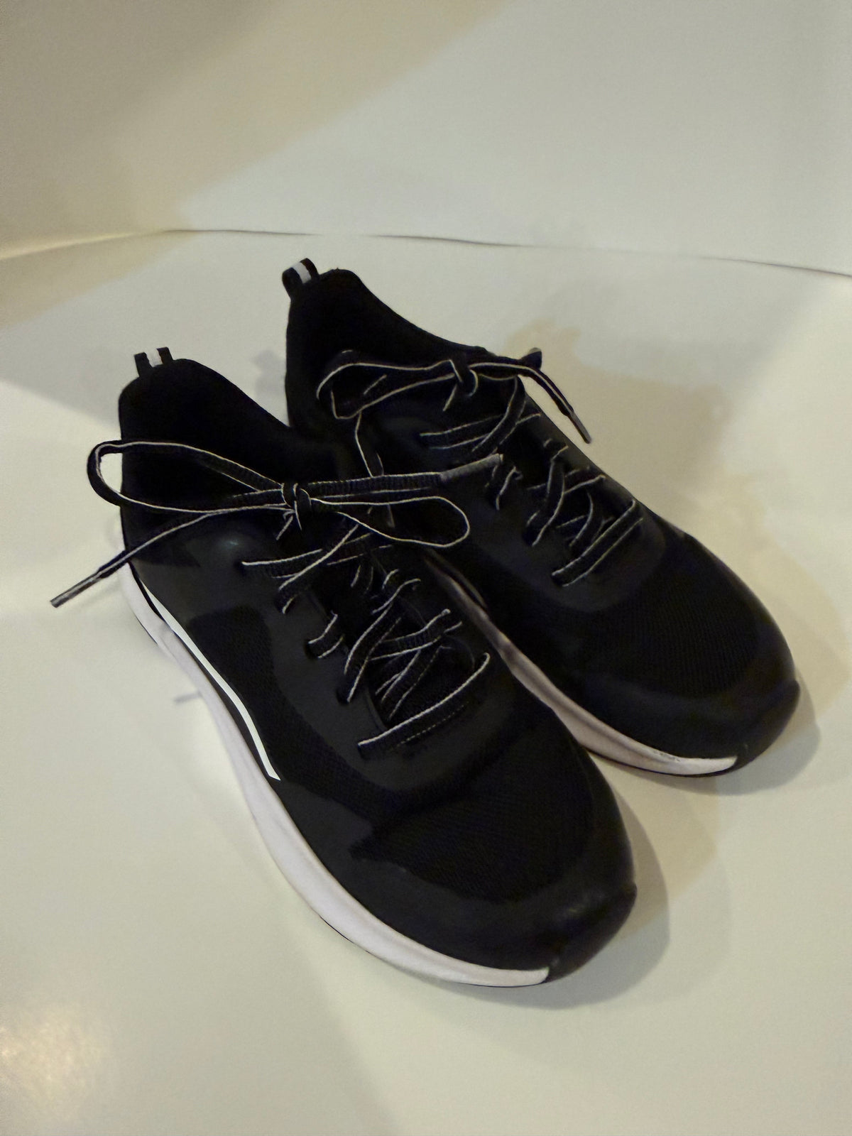 Seller #142 Girls size 3 Black Tennis Shoes
