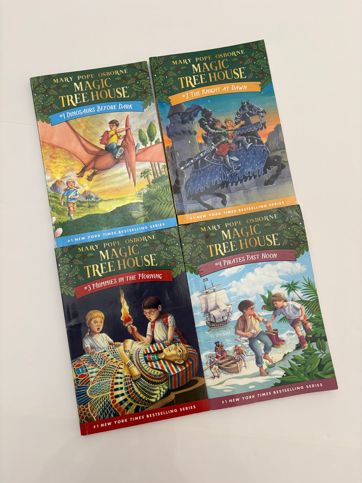 #121 Magic Treehouse books (1-4), VGUC