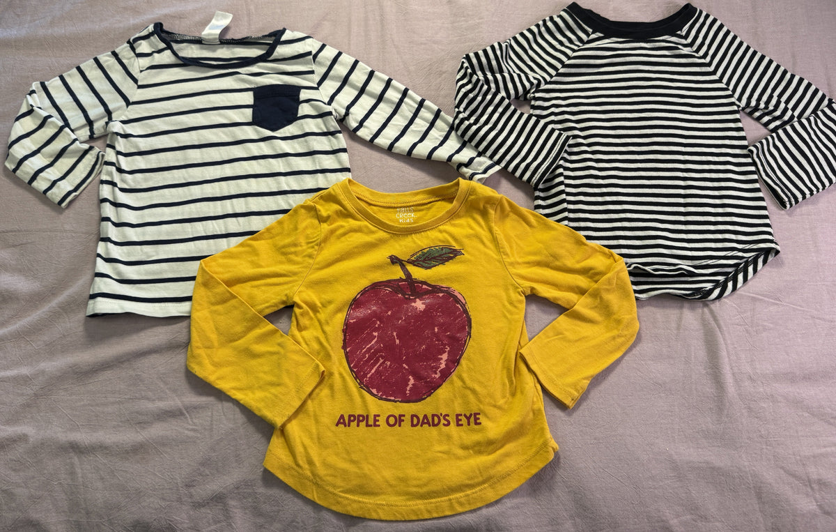 #103 2T Apple of Dads Eye Shirt Set