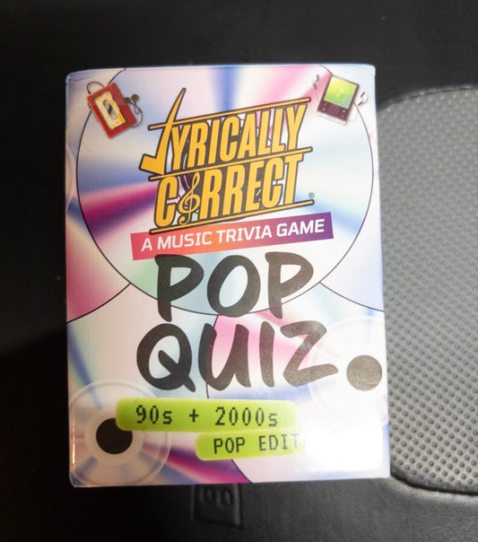 #36- Pop quiz music trivia game