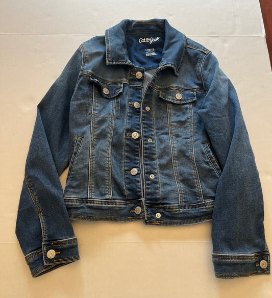Seller 148 VGUC Cat and Jack jean jacket size 10/12 girl. REDUCED!
