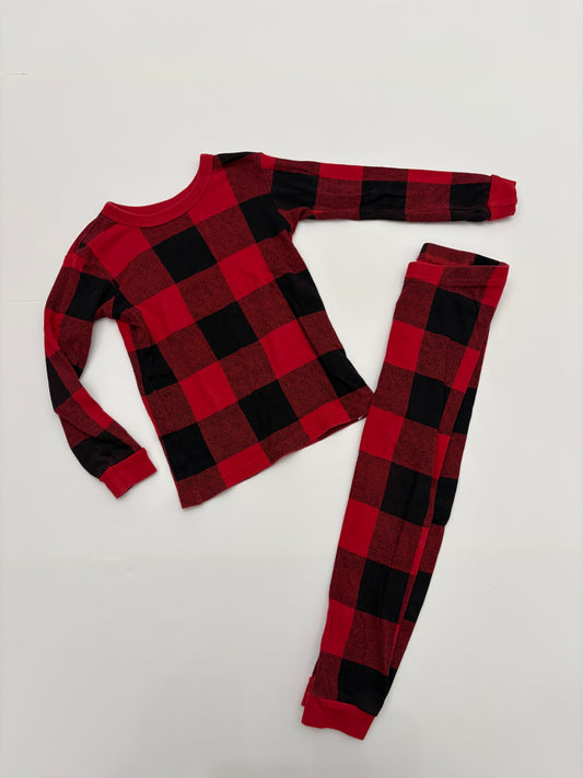 #121 boys/girls 4 Gap Kids buffalo plaid pajamas, EUC