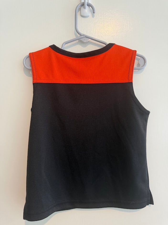 #9 Bengals Cheer Uniform - 2 Piece Girls 5/6 M EUC