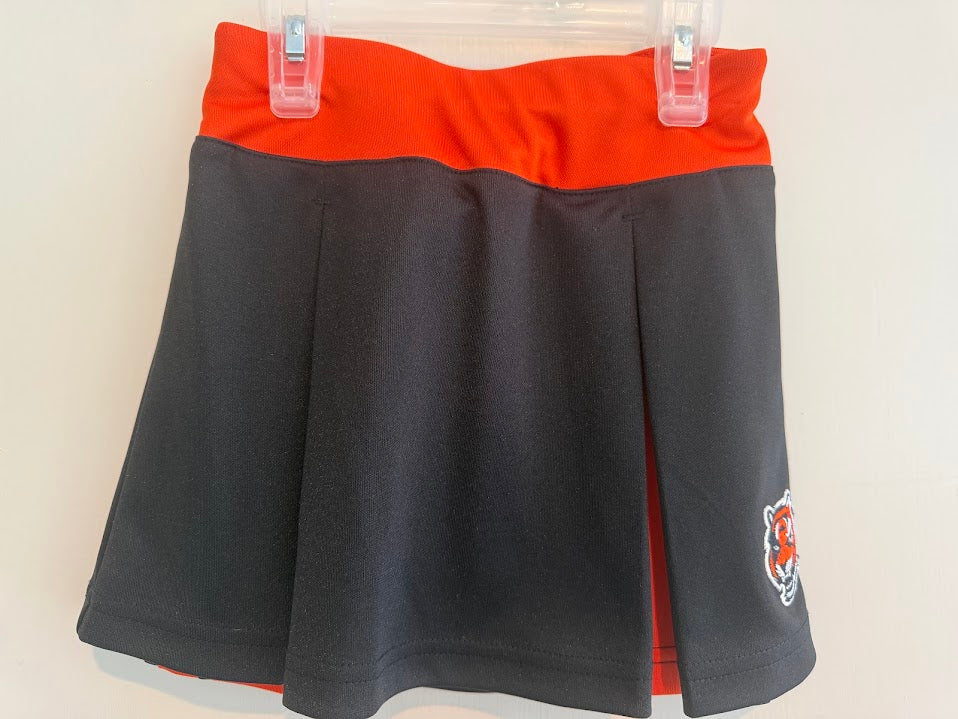 #9 Bengals Cheer Uniform - 2 Piece Girls 5/6 M EUC