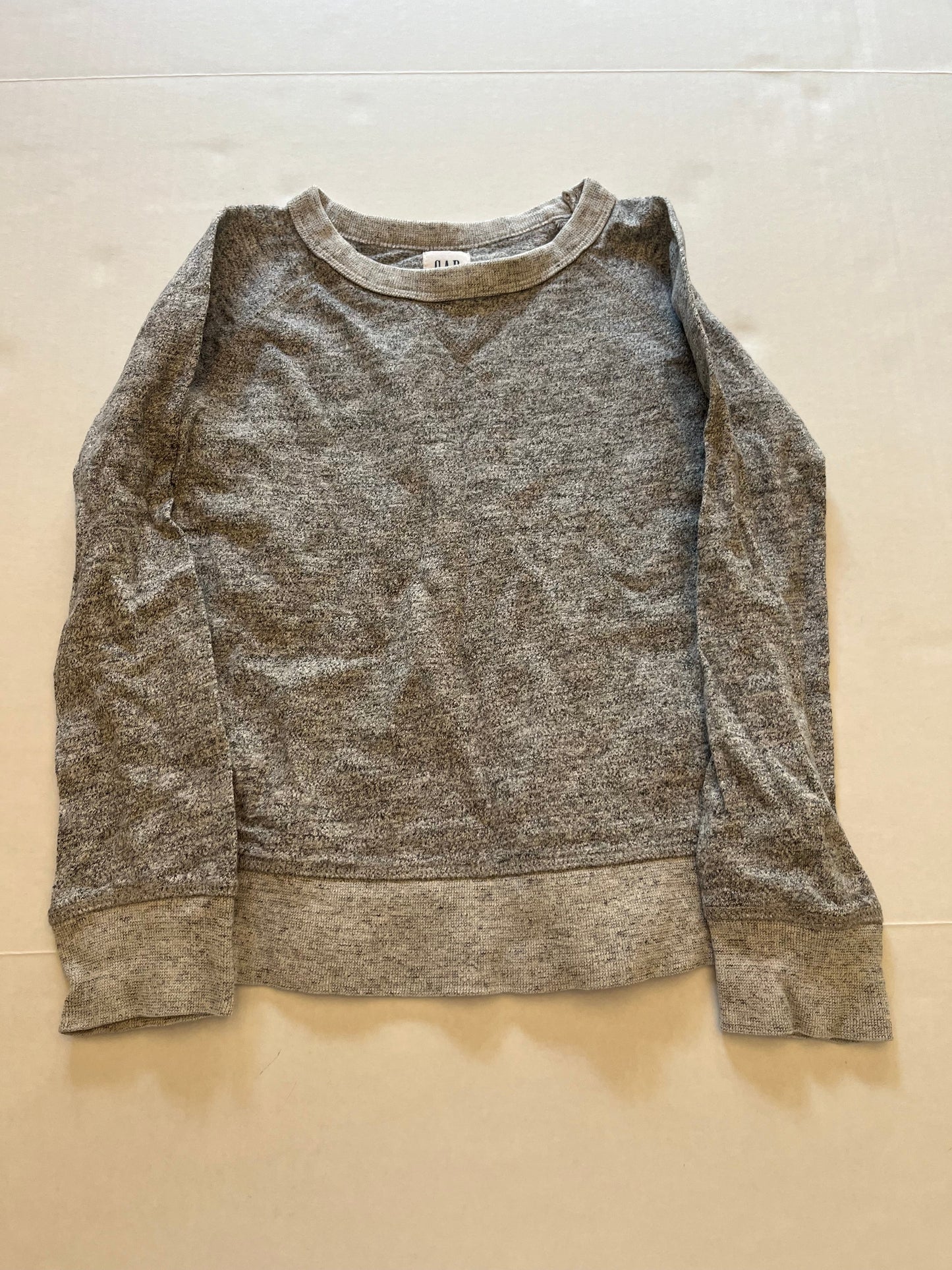 Seller 148 VGUC GAP boys Heather gray long sleeve shirt size xs (4/5) REDUCED!