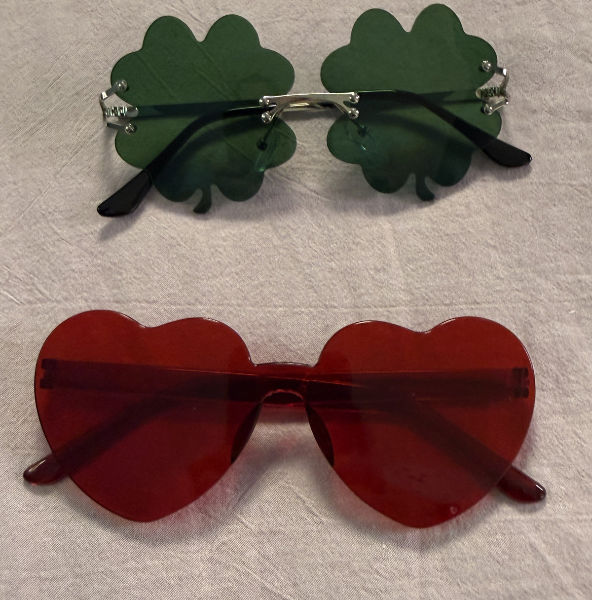 #103 St. Patricks Day/Valentines Day Glasses