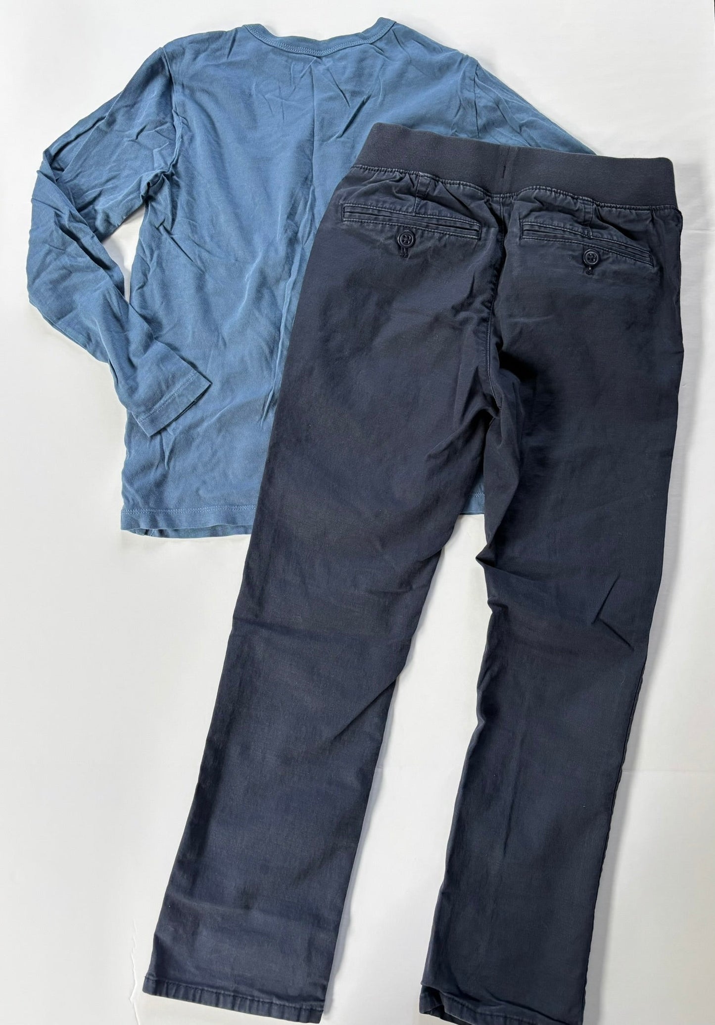 #101 *REDUCED*Crewcuts Yeti Snowboard Shirt Navy Pants Boys Size Medium/8-9