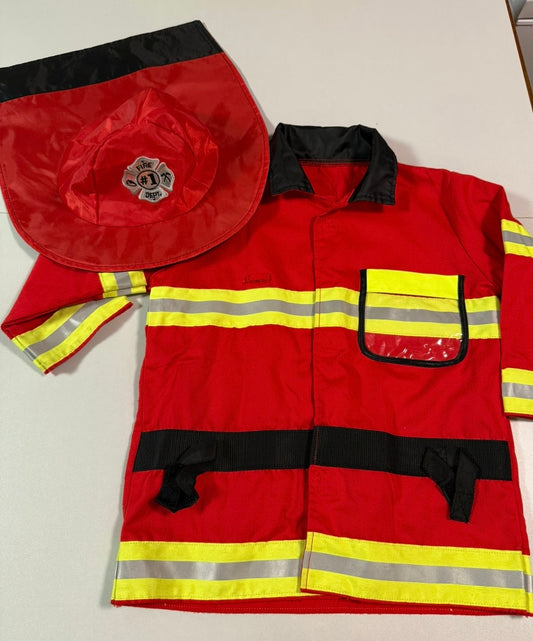 #155 Fireman costume (jacket and hat)