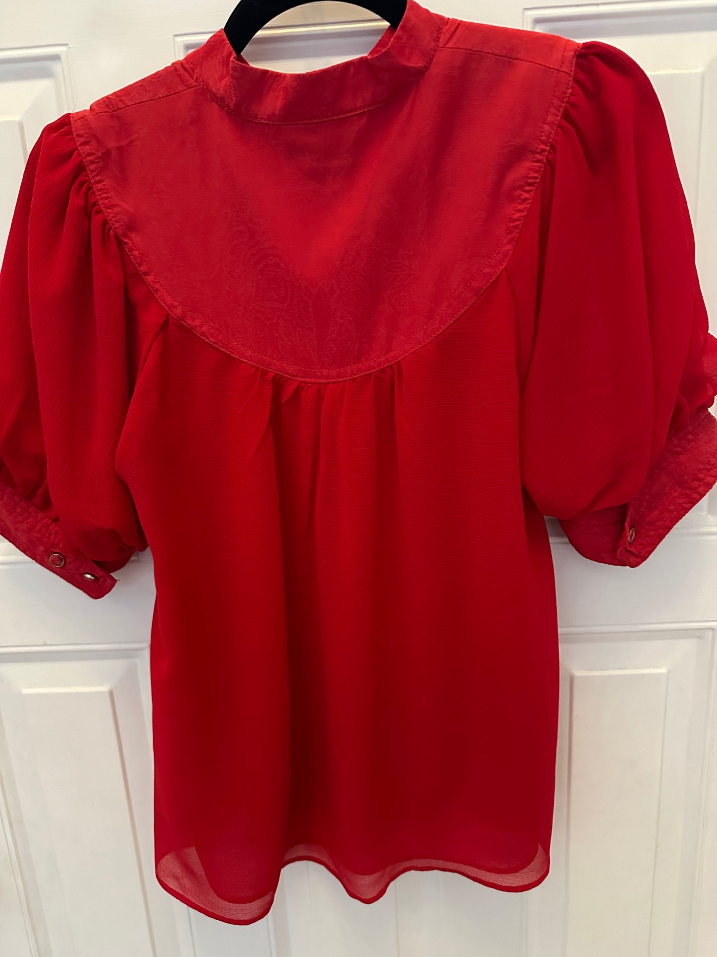 Maeve Anthropologie Women’s Red Sz 6 Top Blouse