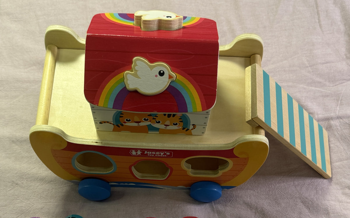 #103 Noahs Ark Wooden Toy