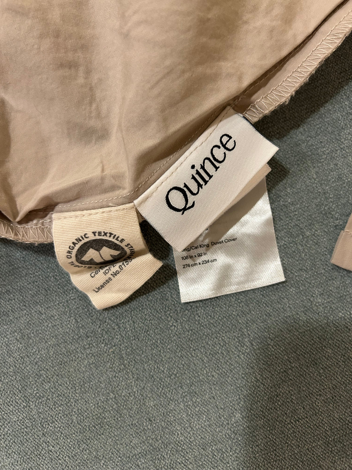 Seller 128 - Quince Organic Cotton King Duvet Cover