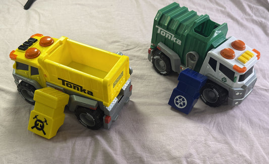 #103 Tonka Truck Garbage/Recycling Set