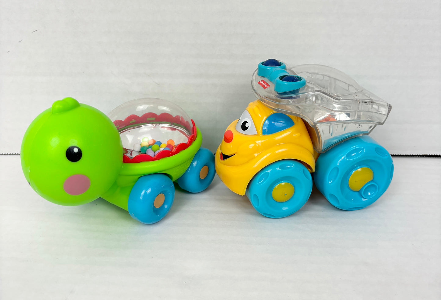 Fisher Price Popping Balls Turtle and Dump Truck