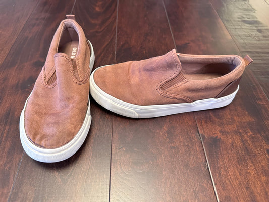 Old Navy - Brown Canvas Slip-ons - Toddler Boys Size 13