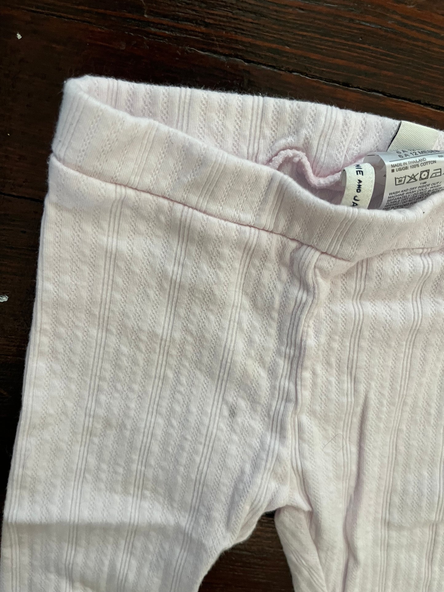 Seller 73A: EUC Janie & Jack - Light Pink Pants - 6-12M - Girls