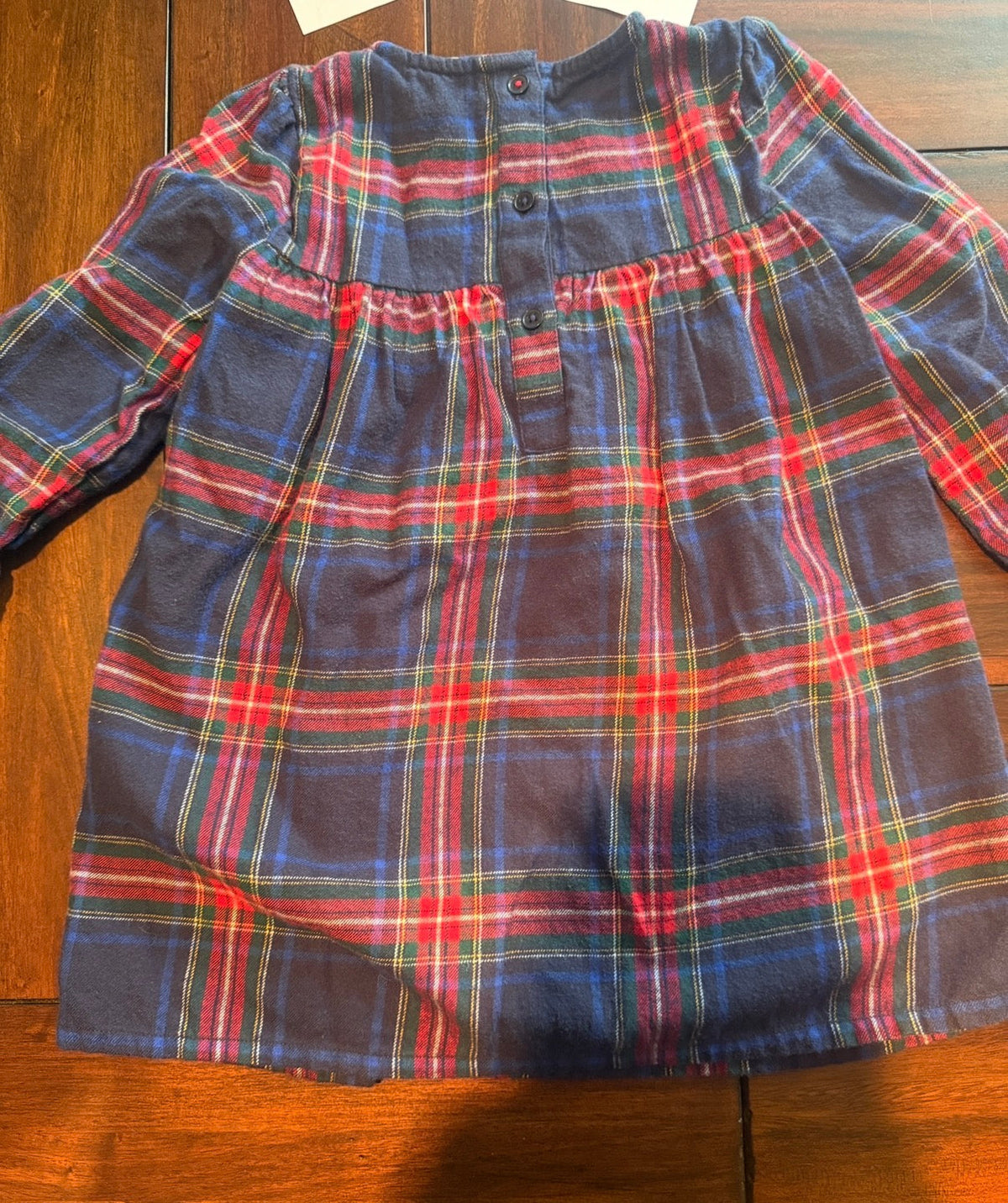 #51 Baby Boden 18-24M Holiday Plaid Tartan Dress