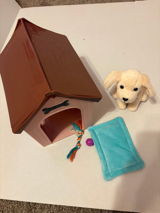 #25 Our Generation doll dog house play set