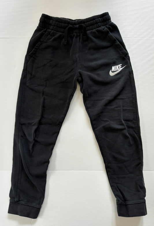 #101 Nike Black Logo Sweatpants Pants Boys Size Small