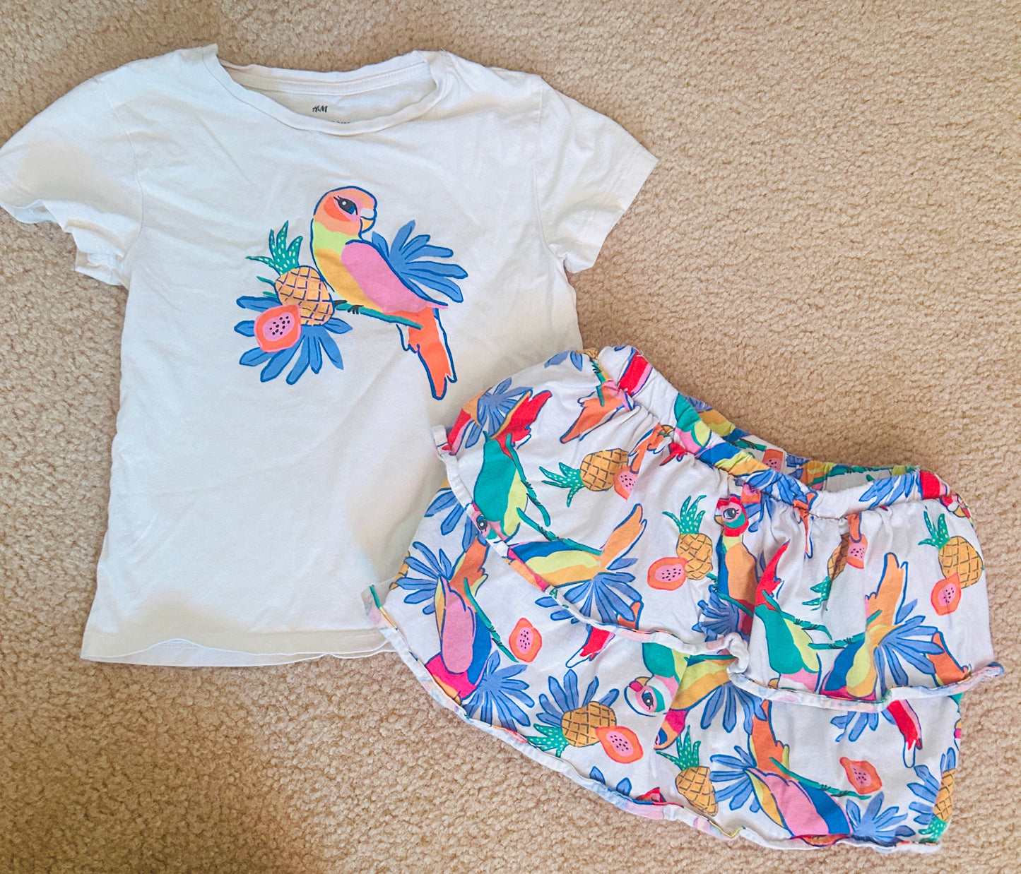 #15 H&M 3/4 Skirt Set
