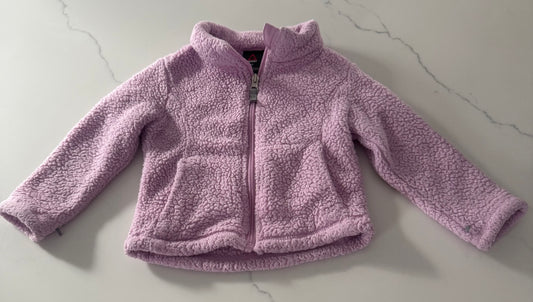 #104 Girls Fleece Zip Up Jacket 2T