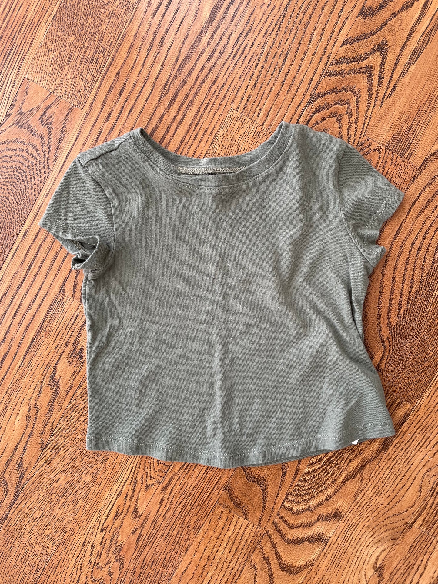 Girls 24m Old Navy Army Green T Shirt