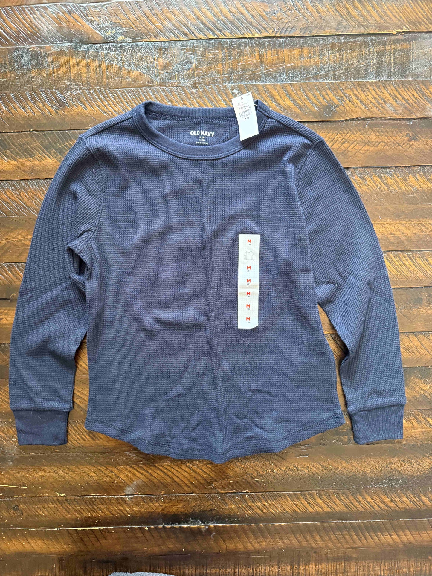 134 Old Navy Boys thermal Navy 8-NWT