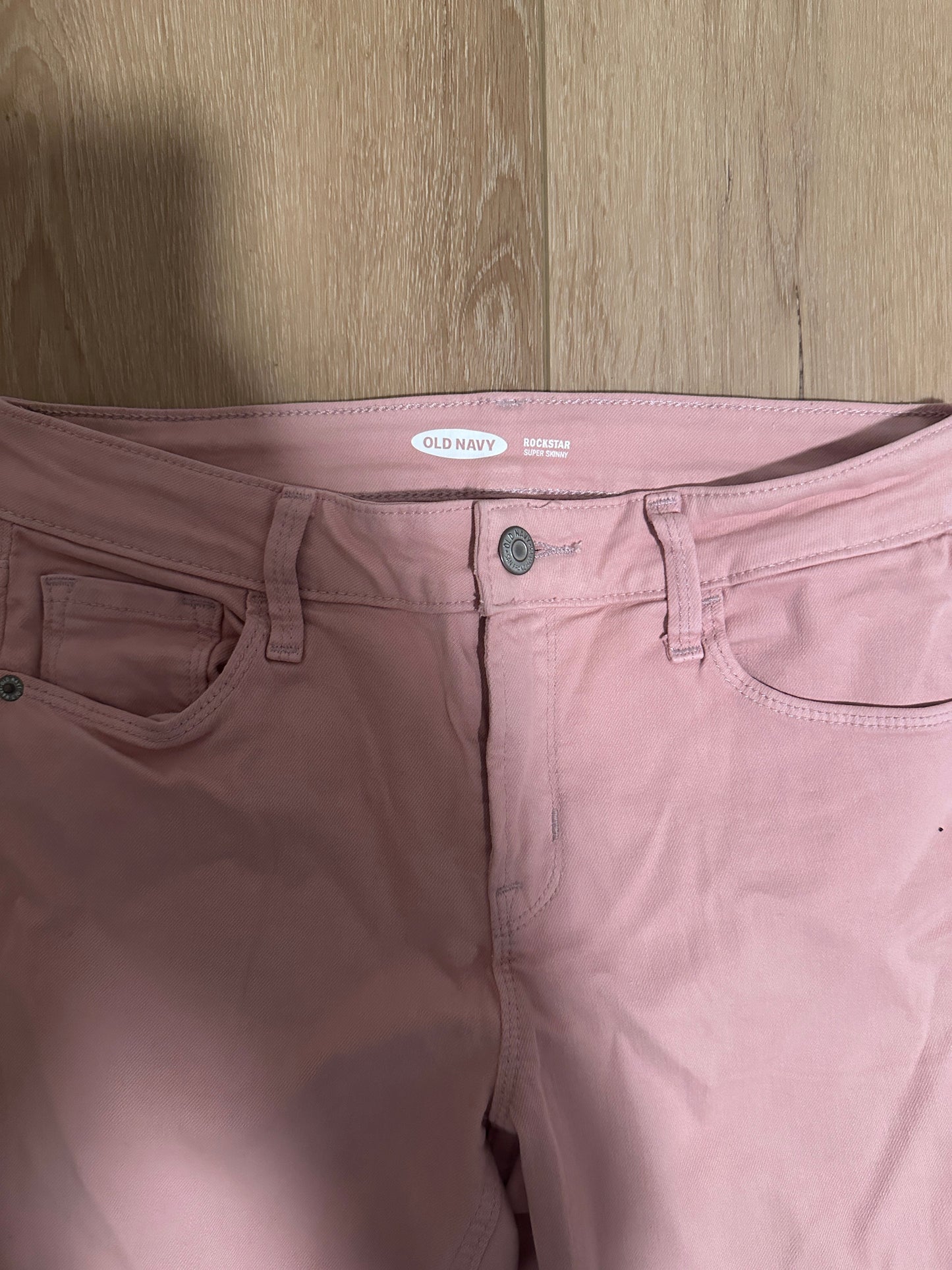 #161 Women’s Size 6 Pink Old Navy Rockstar Skinny Jeans